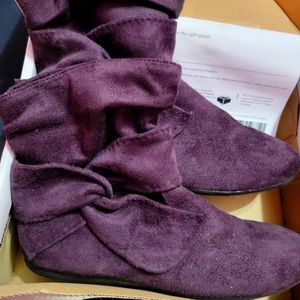 Rampage purple suede boots